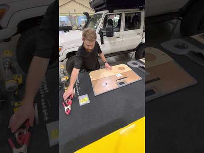 D.O.T.I Front Door Speaker Pods to suit Toyota Landcruiser 76 Wagon / 79 Series Double Cab 2009-Onwards