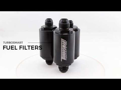 Turbosmart Billet Inline Fuel Filter 1.75" OD and 3.825" Long